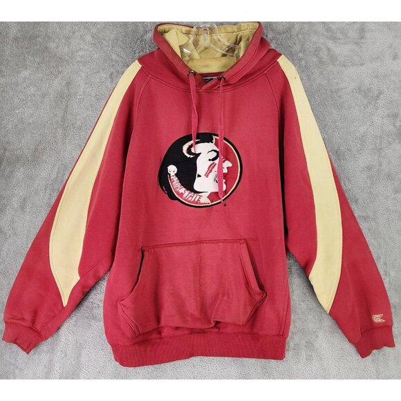 Colosseum Athletics Other - Florida State Seminoles Hoodie Mens XL Red Distressed College Football Sweater